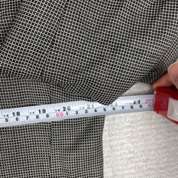 Canali Italy Blue Label Super 130 White / Black Abstract AOP Two Button Suit 54L - Picture 9 of 16